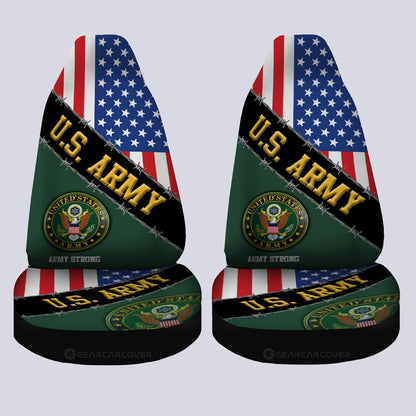U.S. Army Car Seat Covers Custom United States Military Car Accessories