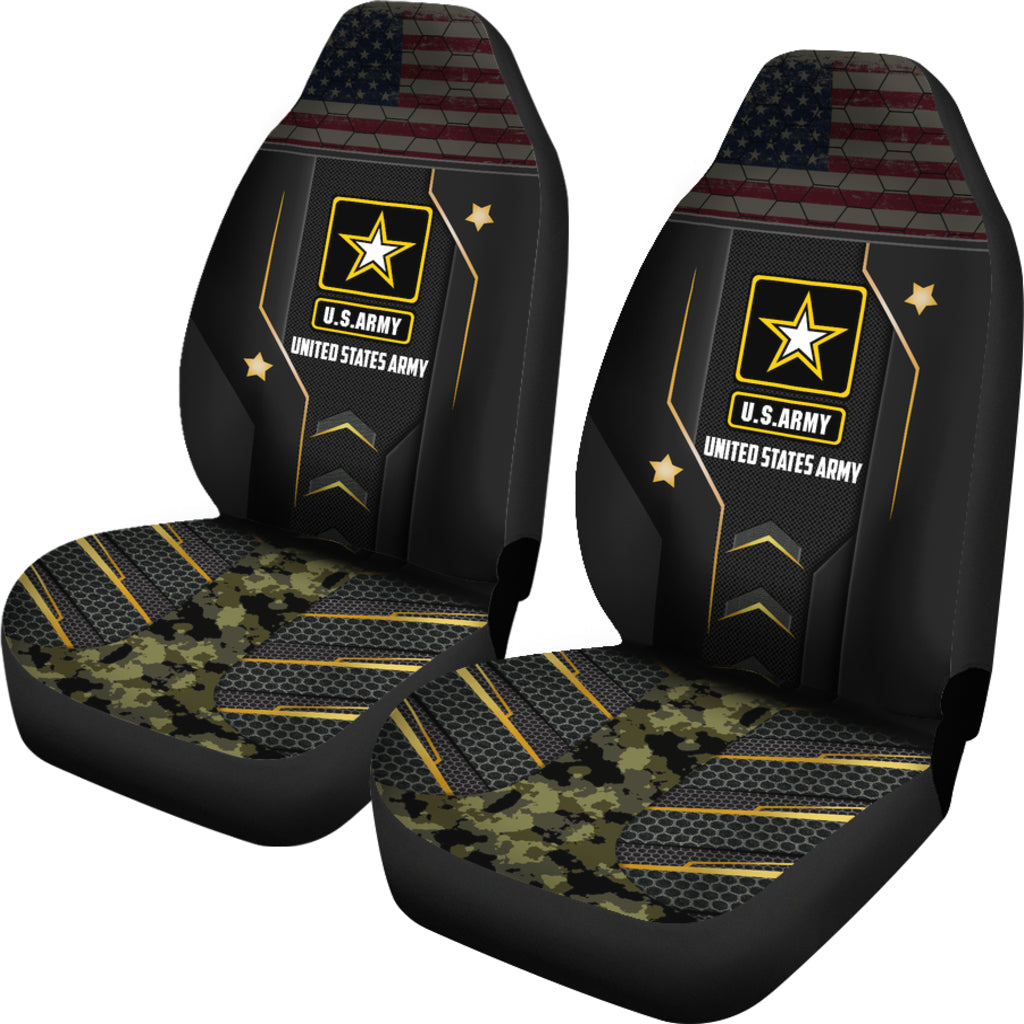 U.S.Army Unites States Green Camouflage Car Seat Covers