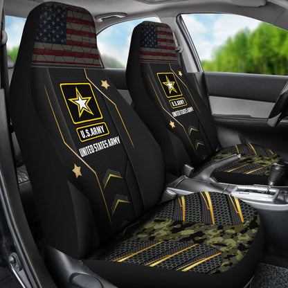 U.S.Army Unites States Green Camouflage Car Seat Covers