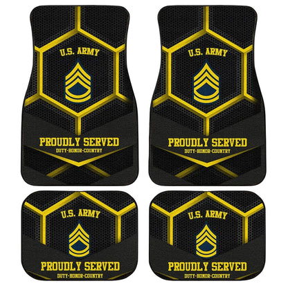 Army Car Floor Mats Custom US Military Car Accessories