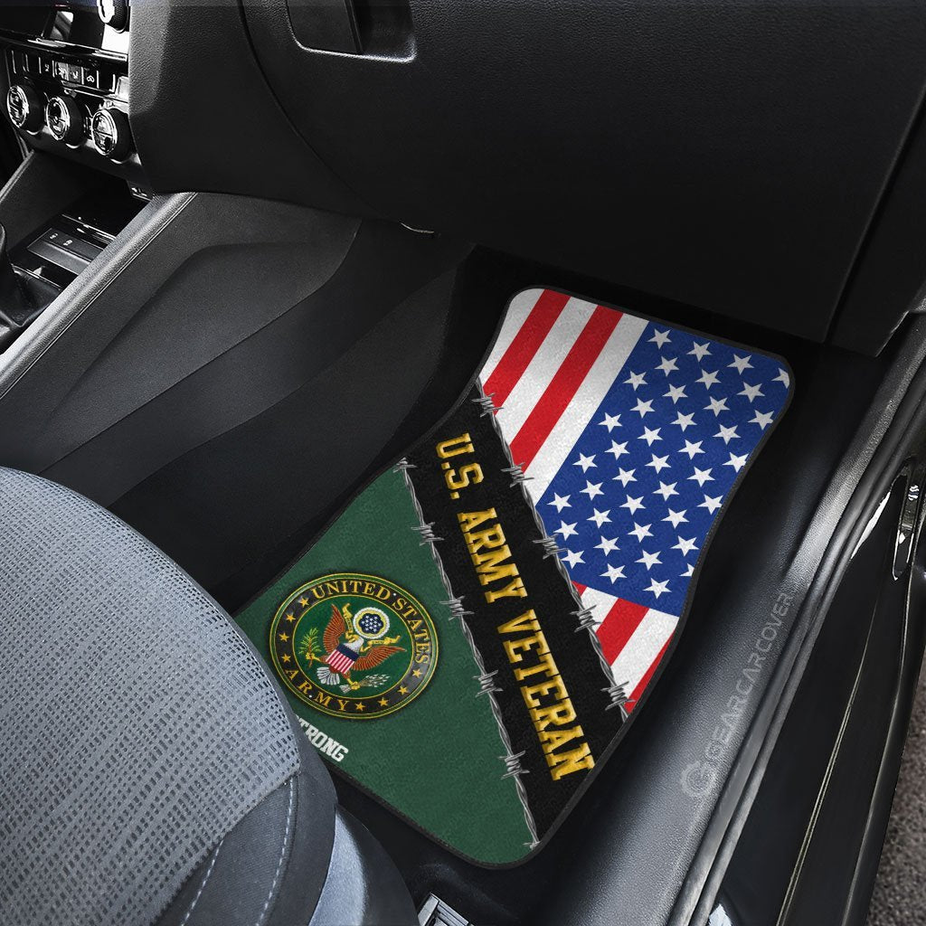U.S. Army Veterans Car Floor Mats Custom United States Military Car Accessories