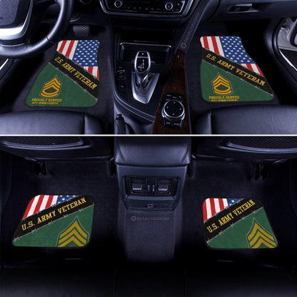 U.S. Army Veterans Car Floor Mats Custom United States Military Car Accessories