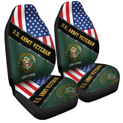 U.S. Army Veterans Car Seat Covers Custom United States Military Car Accessories