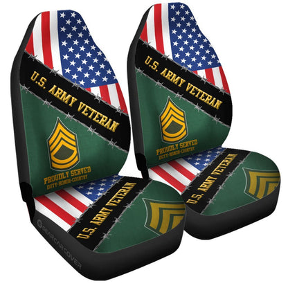 U.S. Army Veterans Car Seat Covers Custom United States Military Custom Car Accessories