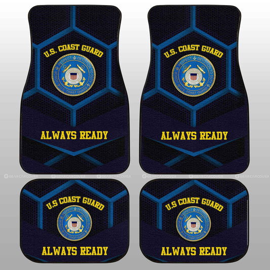 U.S. Coast Guard Car Floor Mats Custom US Military Car Accessories