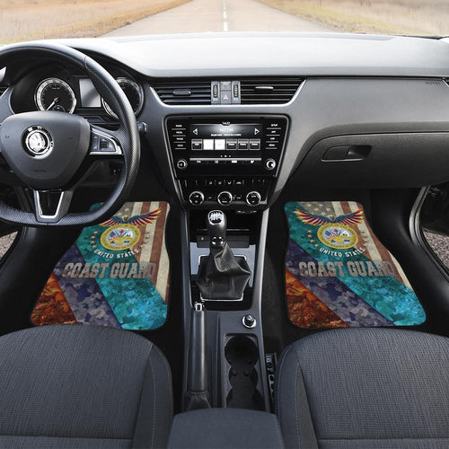U.S Coast Guard Car Floor Mats Custom USCG Car Accessories