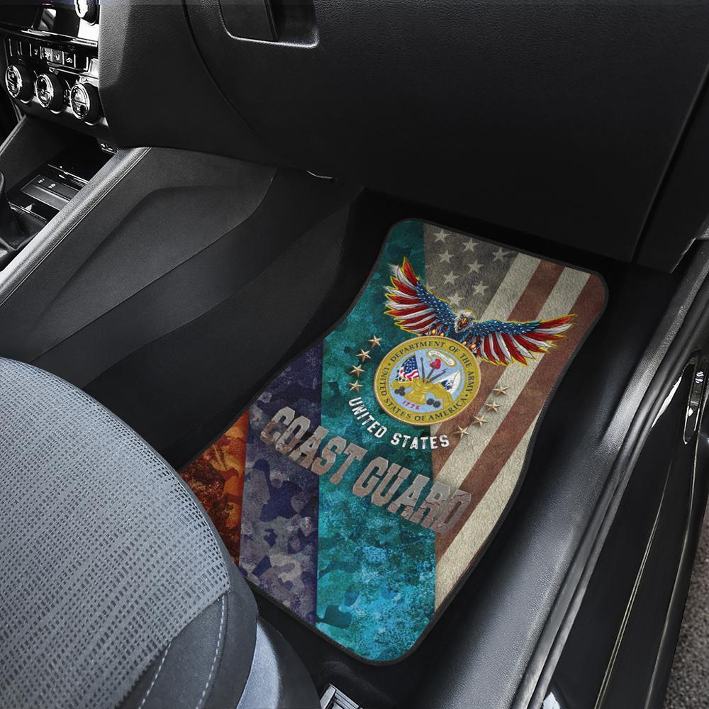 U.S Coast Guard Car Floor Mats Custom USCG Car Accessories