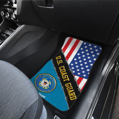 U.S. Coast Guard Car Floor Mats Custom United States Military Car Accessories