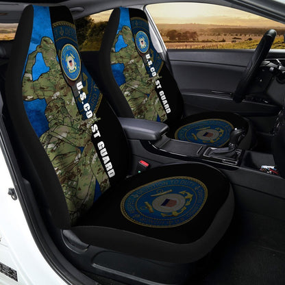 U.S Coast Guard Car Seat Covers Custom Car Interior Accessories