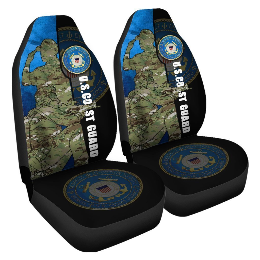 U.S Coast Guard Car Seat Covers Custom Car Interior Accessories