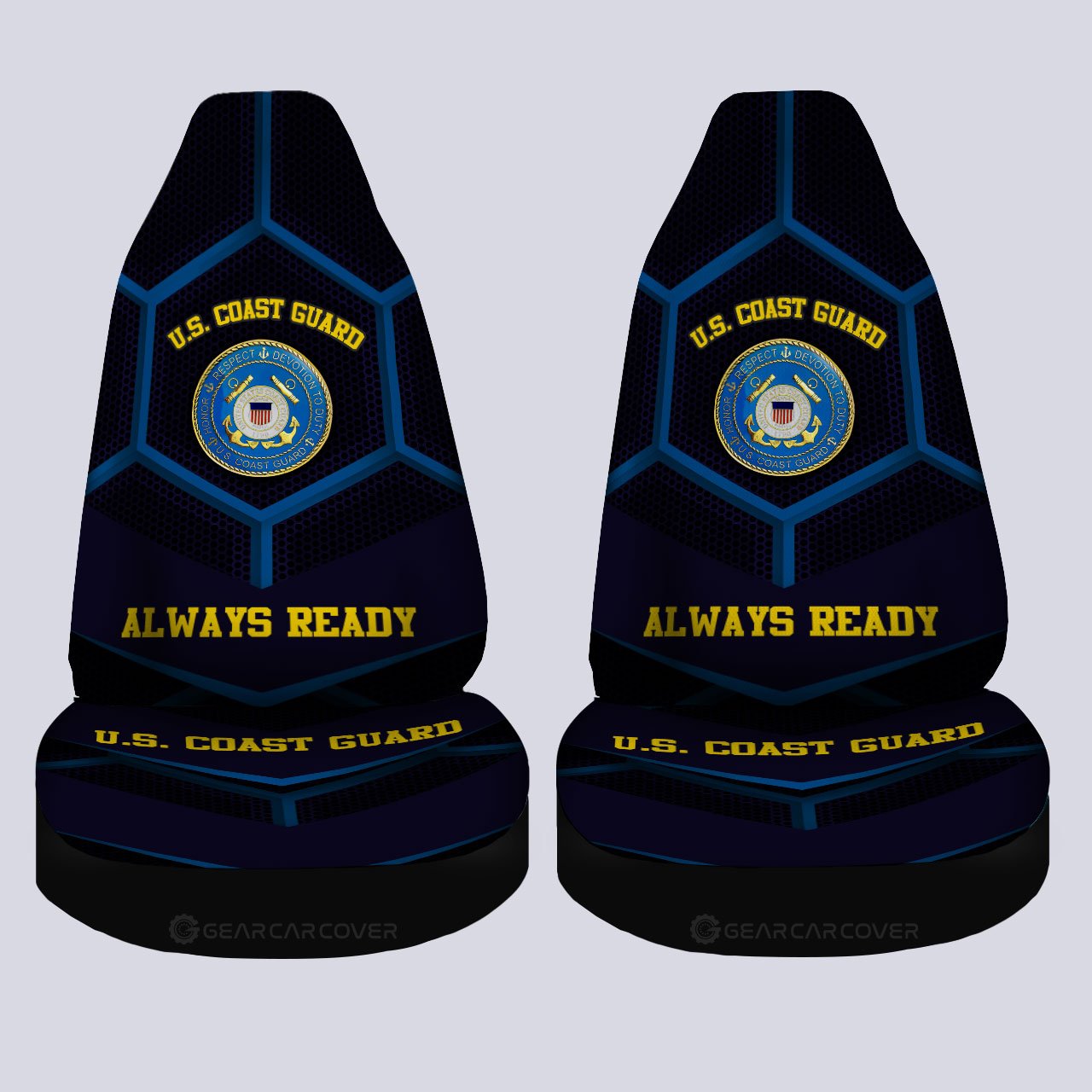 U.S. Coast Guard Car Seat Covers Custom US Military Car Accessories
