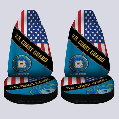 U.S. Coast Guard Car Seat Covers Custom United States Military Car Accessories