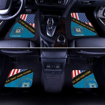 U.S. Coast Guard Veterans Car Floor Mats Custom United States Military Car Accessories