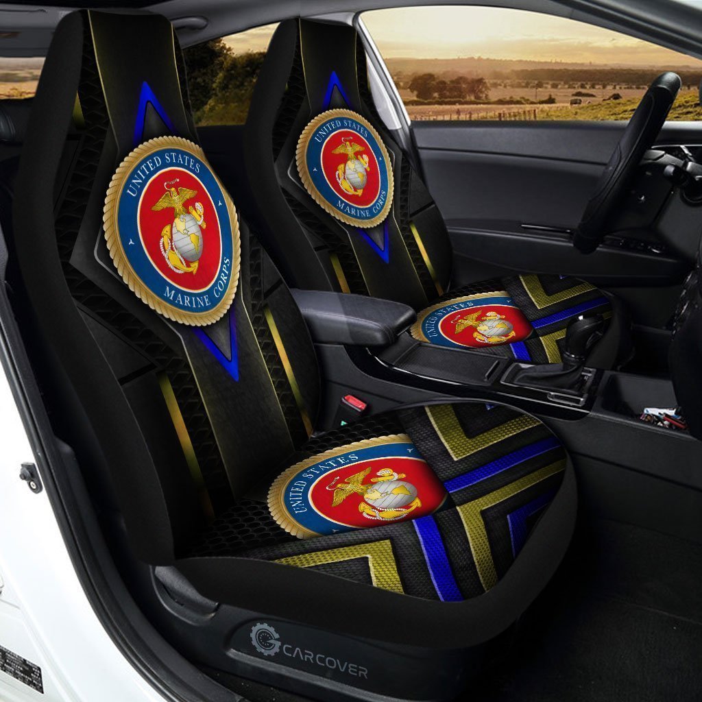 U.S Marine Corps Car Seat Covers Custom USMC Car Accessories