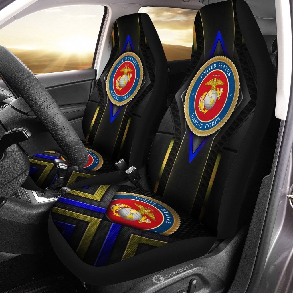 U.S Marine Corps Car Seat Covers Custom USMC Car Accessories
