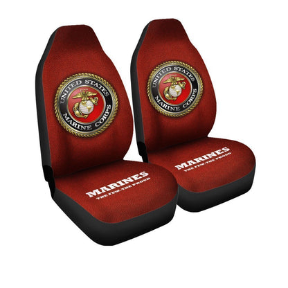 U.S Marine Corps Car Seat Covers Custom USMC Printed Car Accessories