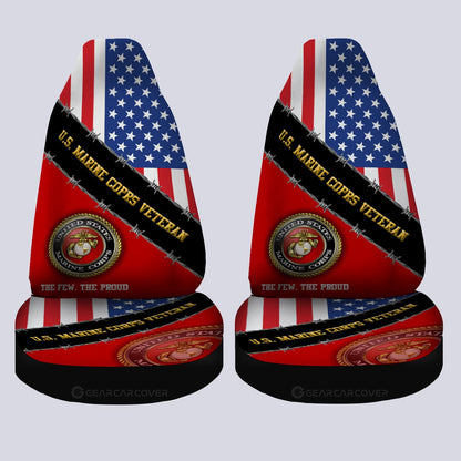 U.S. Marine Corps Car Seat Covers Custom United States Military Car Accessories