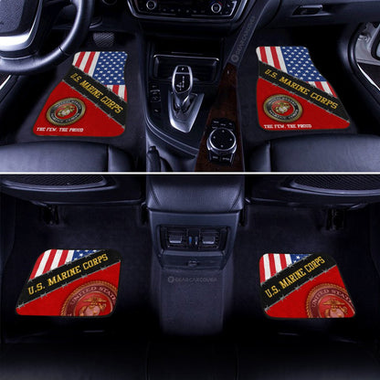 U.S. Marine Corps Veterans Car Floor Mats Custom United States Military Car Accessories