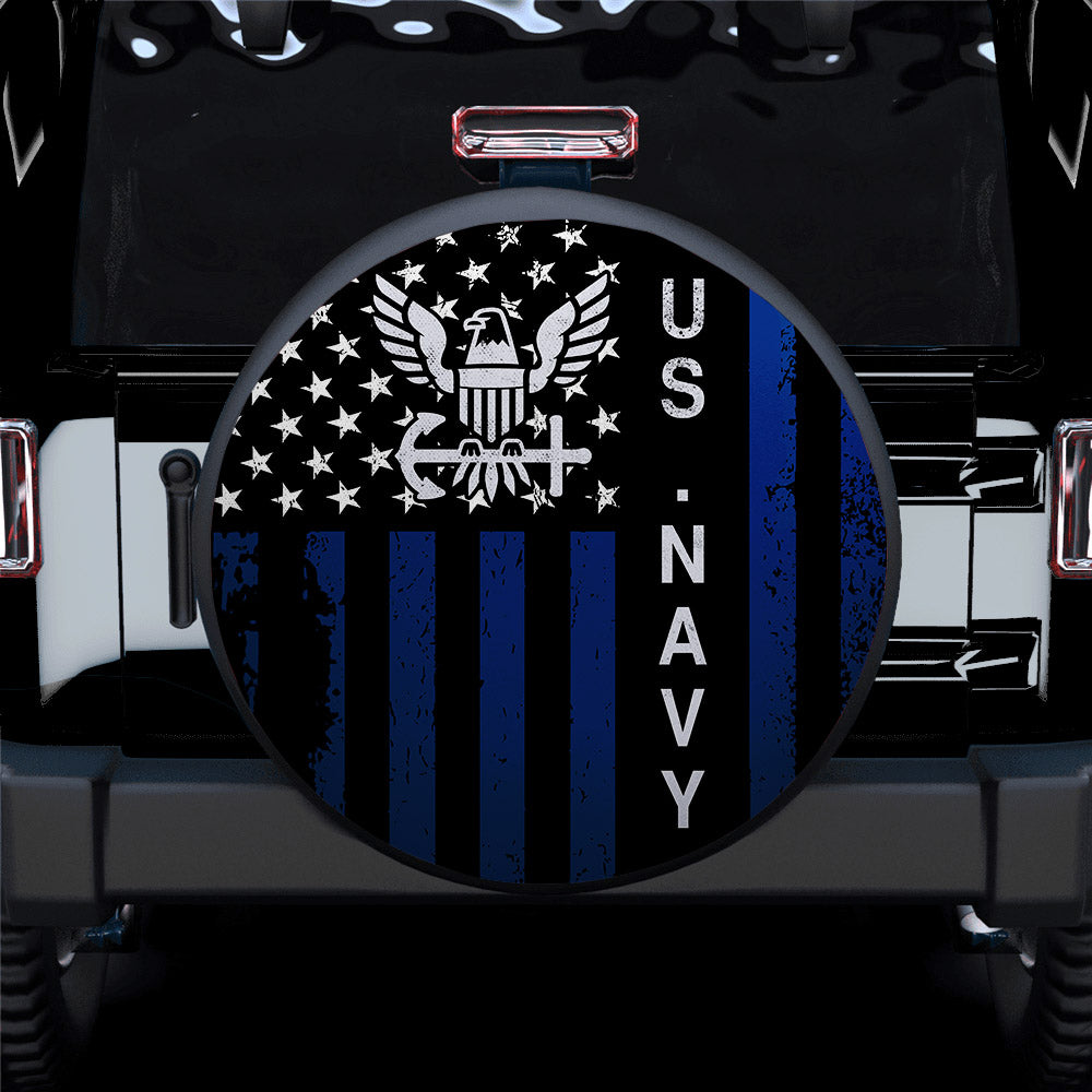 U.S Navy American Flag Jeep Car Spare Tire Cover