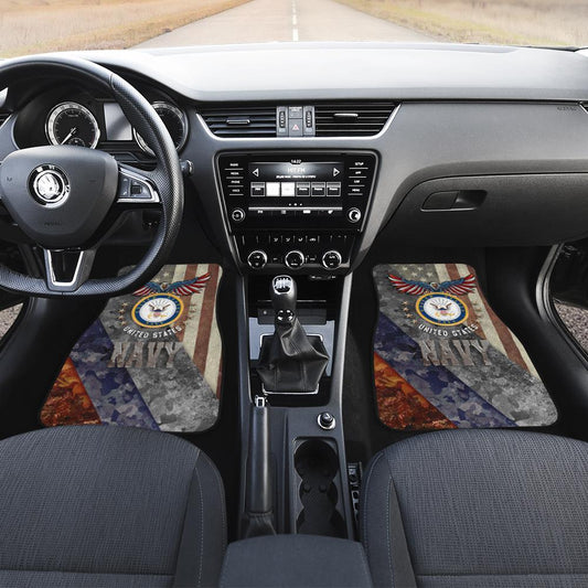 U.S Navy Car Floor Mats Custom US Armed Forces Car Accessories