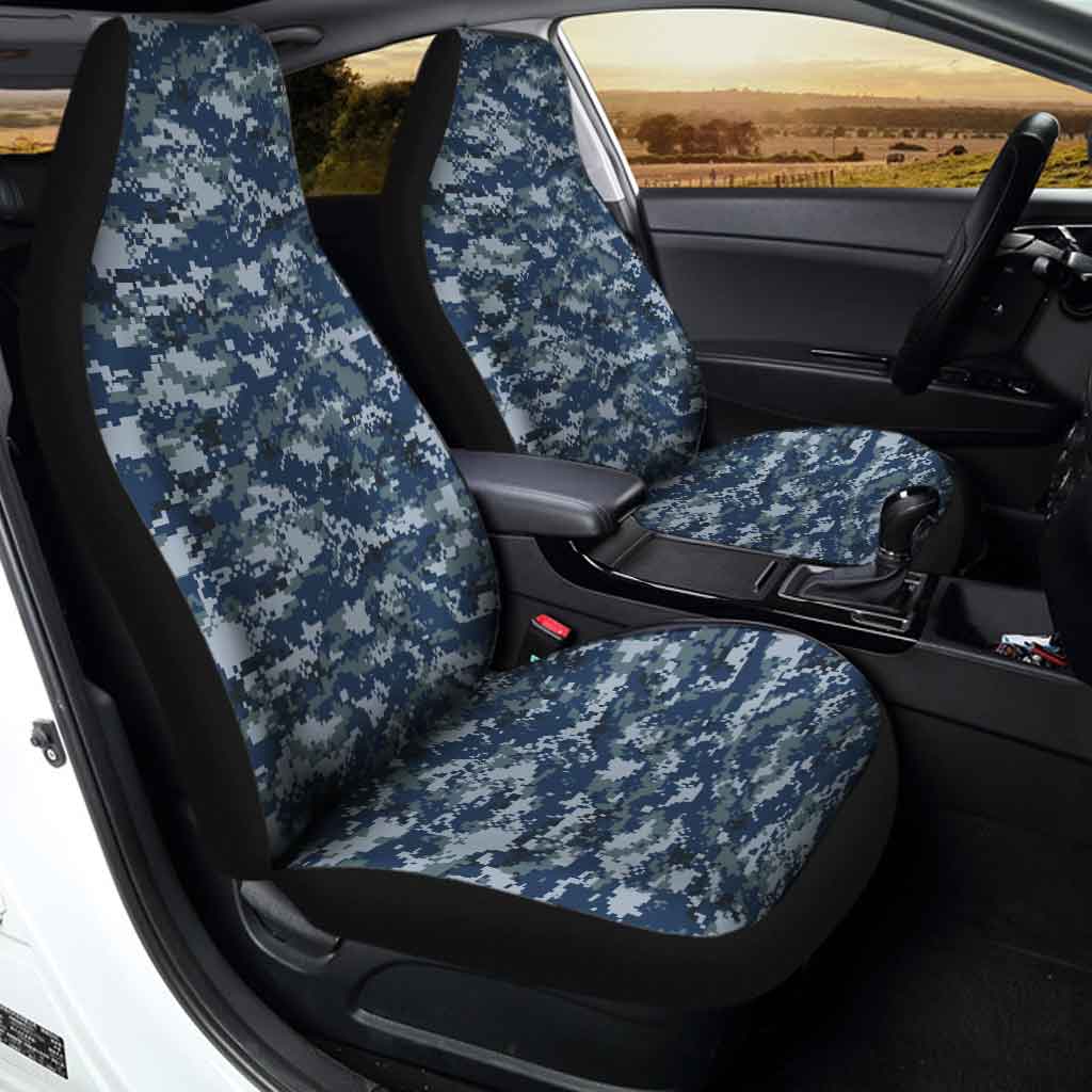 U.S Navy Car Seat Covers Custom Camouflage Car Interior Accessories