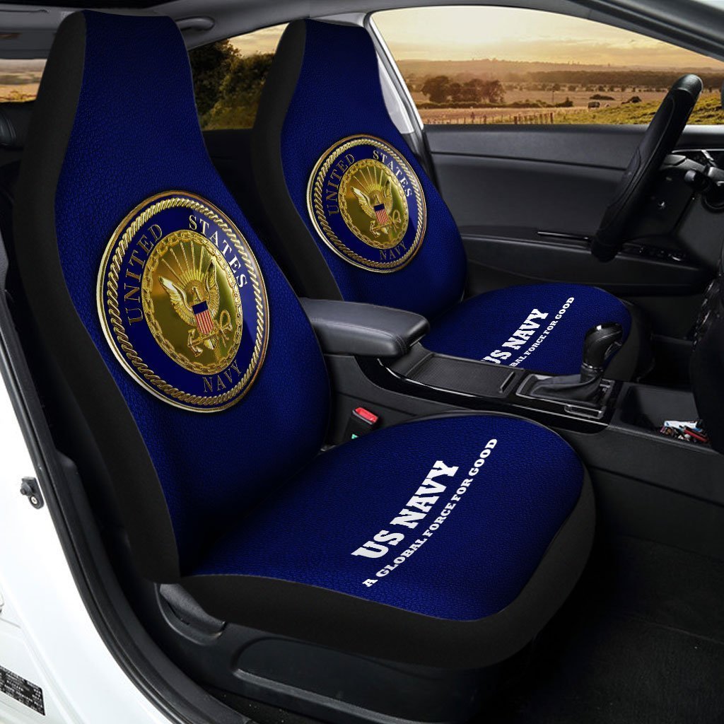 U.S Navy Car Seat Covers Custom Emblem Car Accessories