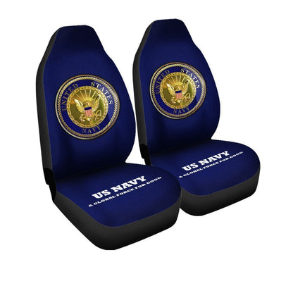 U.S Navy Car Seat Covers Custom Emblem Car Accessories
