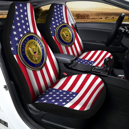 U.S Navy Car Seat Covers Custom US Flag Car Accessories