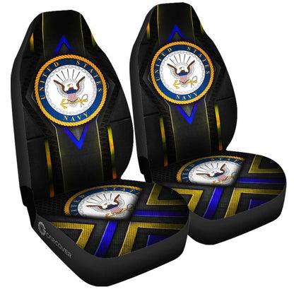 U.S Navy Car Seat Covers Custom USN Car Accessories Veteran Patriotic