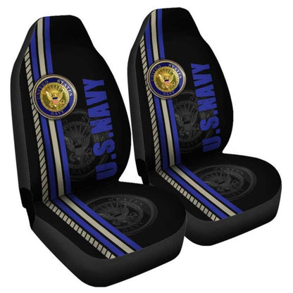 U.S Navy Car Seat Covers Custom USN Military Car Accessories