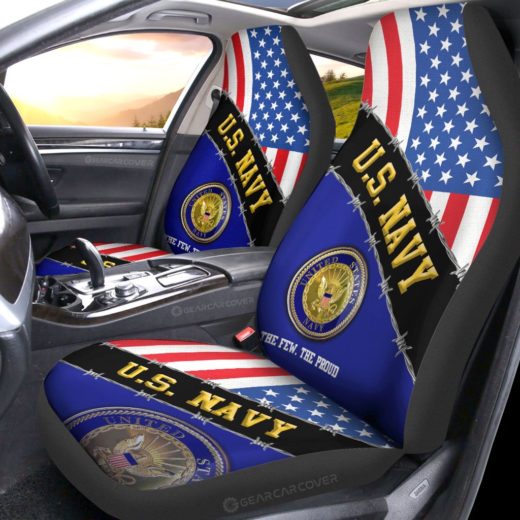 U.S. Navy Car Seat Covers Custom United States Military Car Accessories