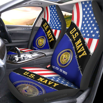 U.S. Navy Car Seat Covers Custom United States Military Car Accessories