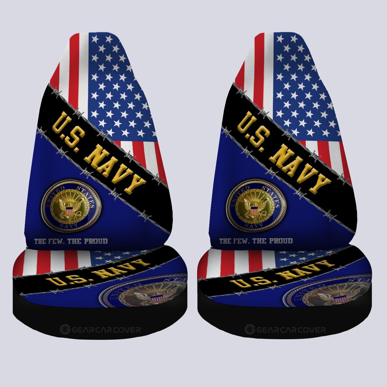 U.S. Navy Car Seat Covers Custom United States Military Car Accessories