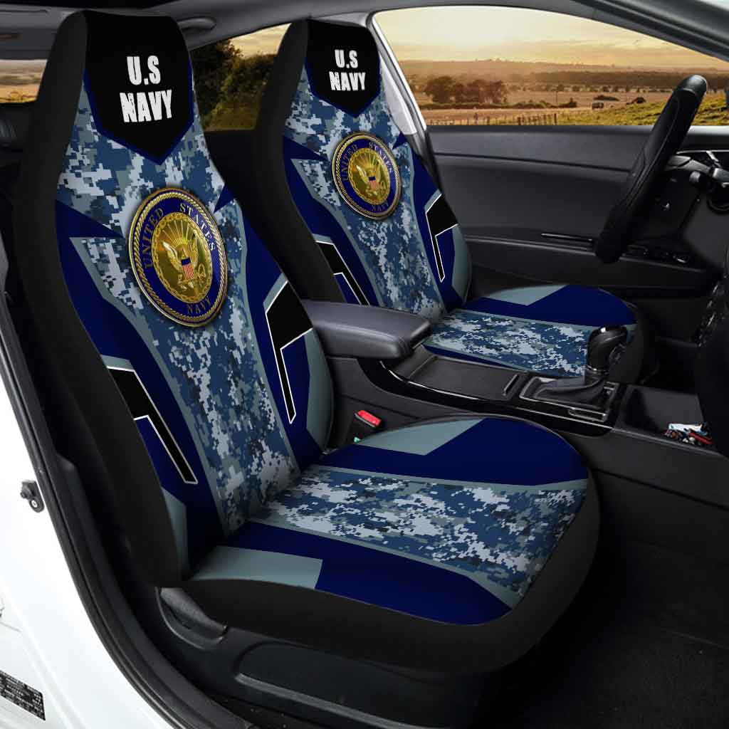 U.S Navy Luxury Car Seat Covers Custom Camouflage Car Accessories