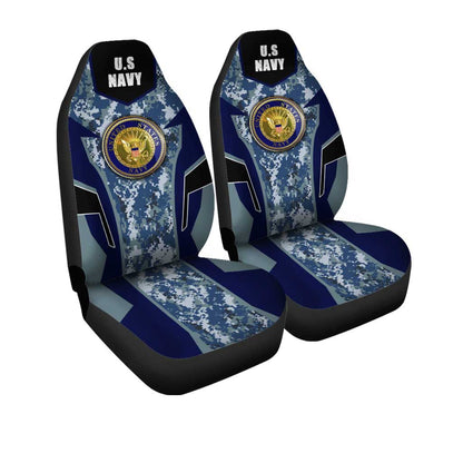 U.S Navy Luxury Car Seat Covers Custom Camouflage Car Accessories