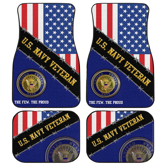 U.S. Navy Veterans Car Floor Mats Custom United States Military Car Accessories