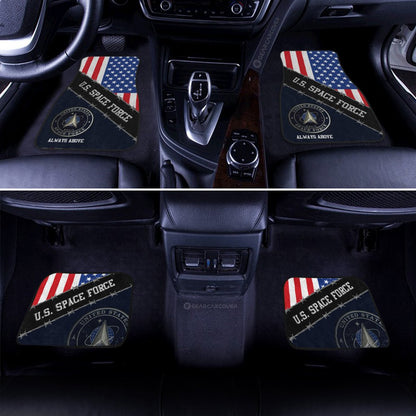 U.S. Space Force Car Floor Mats Custom United States Military Car Accessories