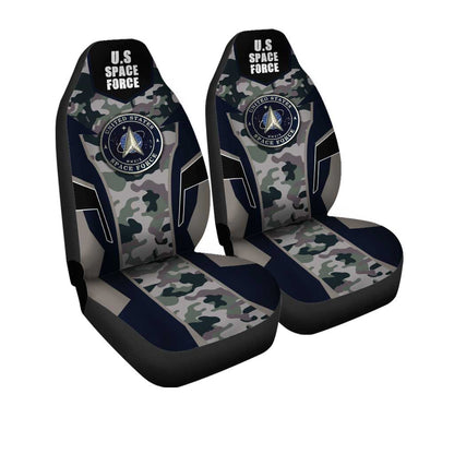 U.S Space Force Car Seat Covers Custom Camouflage Military Car Accessories