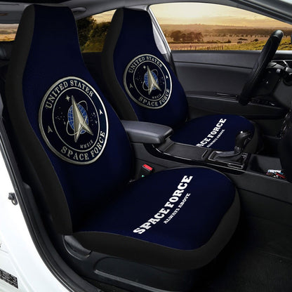 U.S Space Force Car Seat Covers Custom Emblem Car Accessories