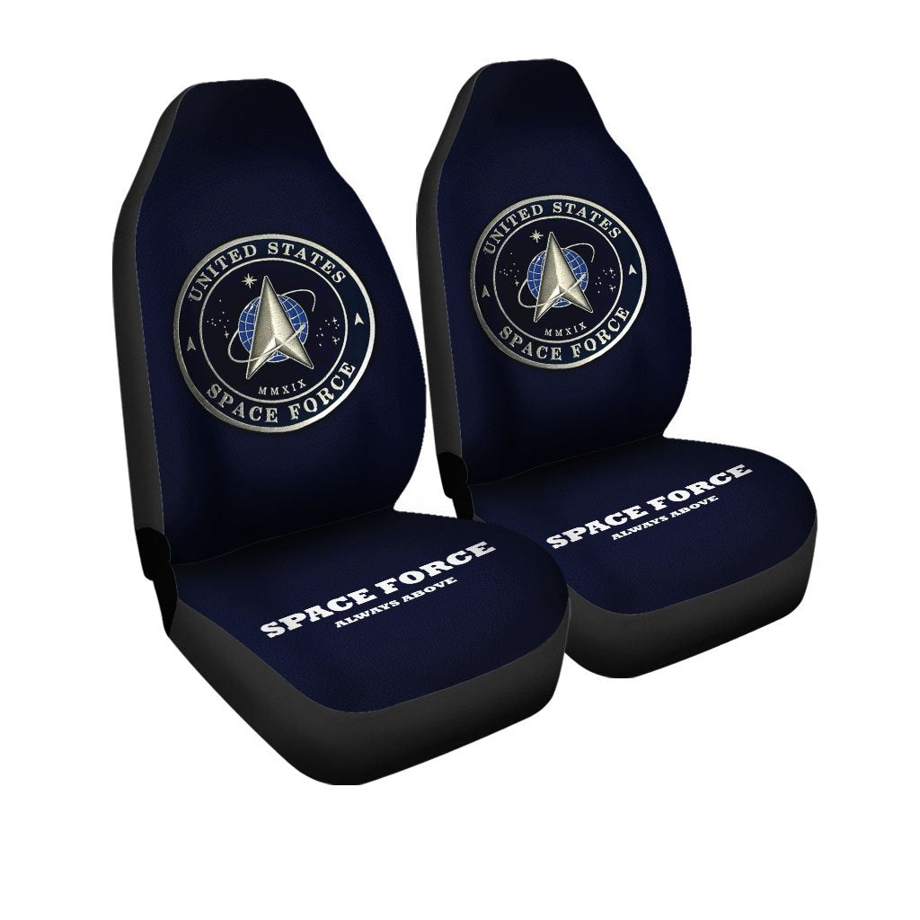 U.S Space Force Car Seat Covers Custom Emblem Car Accessories