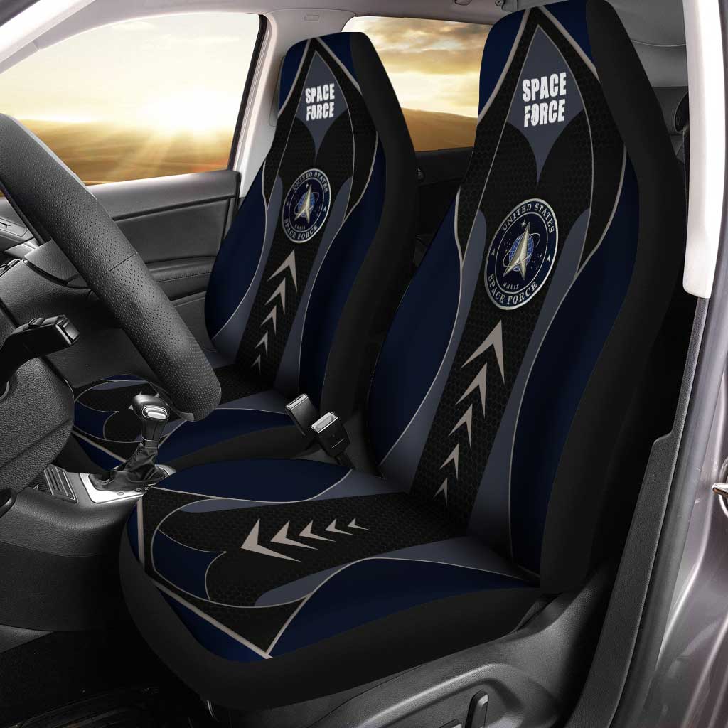 U.S. Space Force Car Seat Covers Custom Military Car Accessories