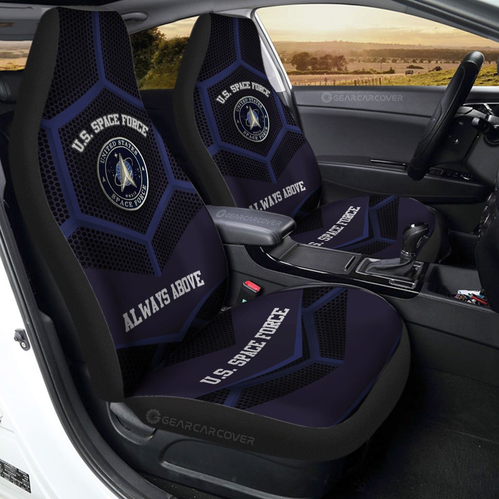 U.S. Space Force Military Car Seat Covers Custom Car Accessories