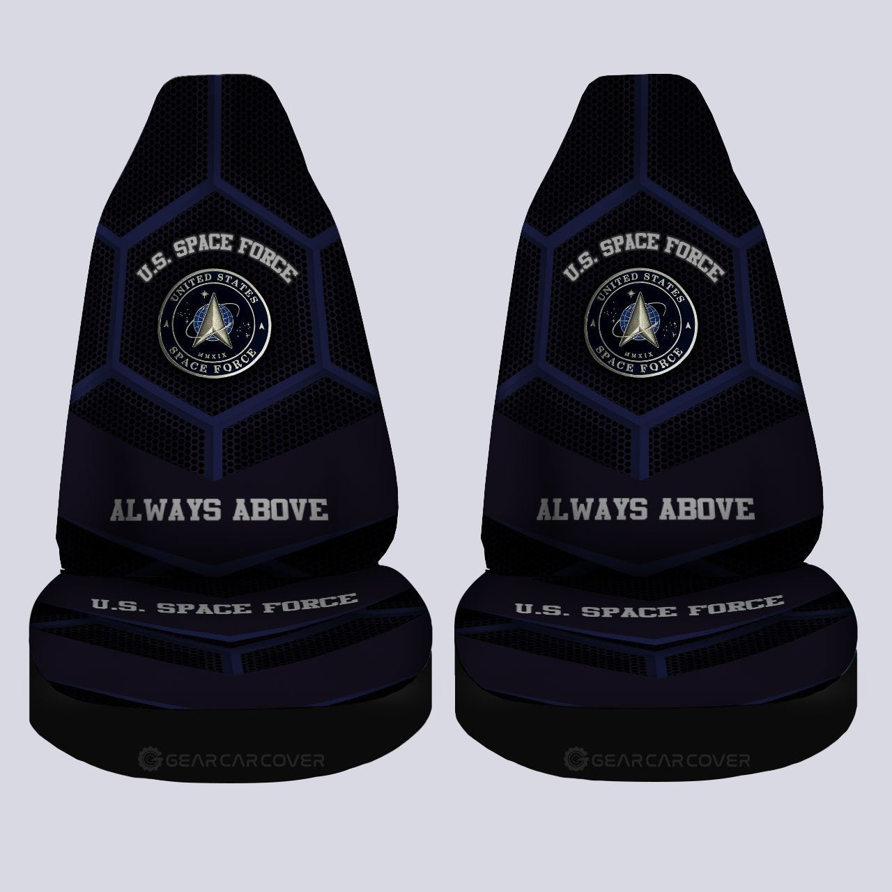 U.S. Space Force Military Car Seat Covers Custom Car Accessories