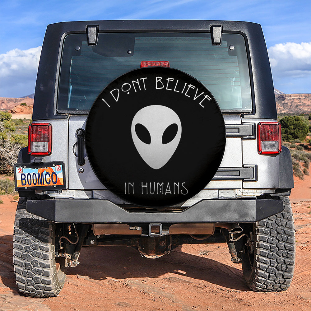 UFO Alien Funny Jeep Car Spare Tire Cover