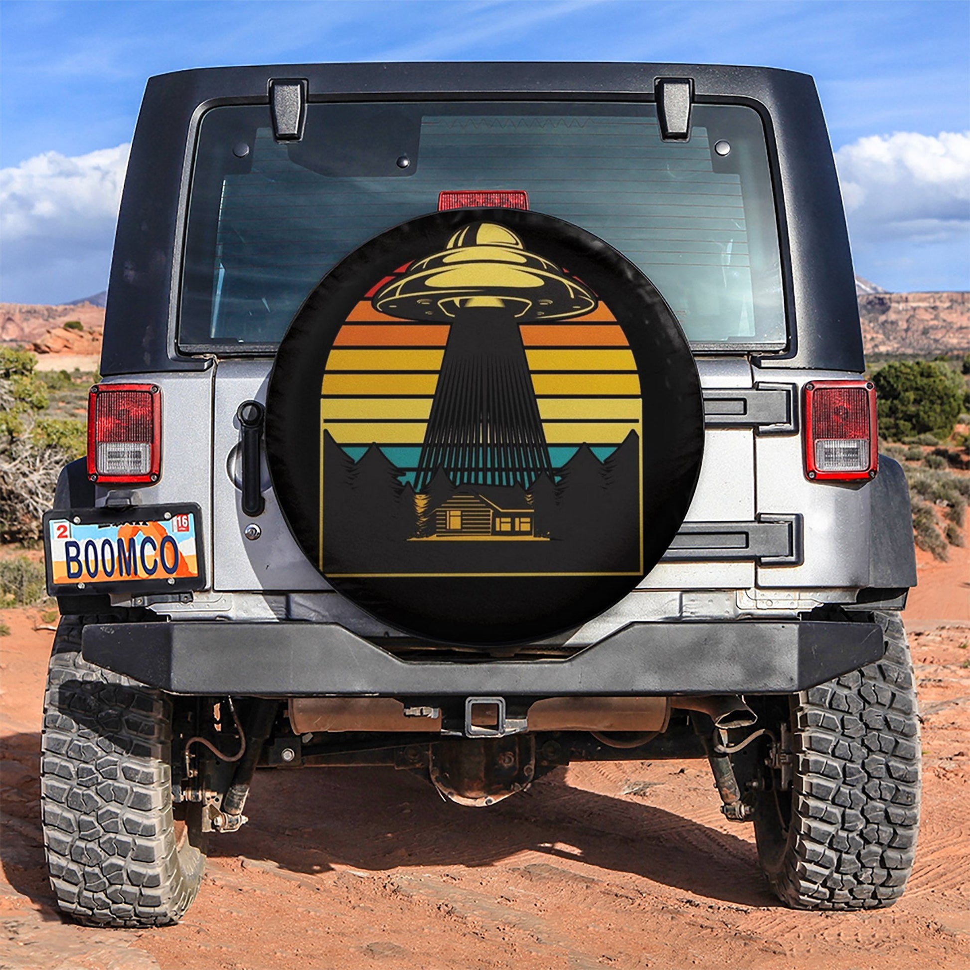 UFO Car Spare Tire Cover