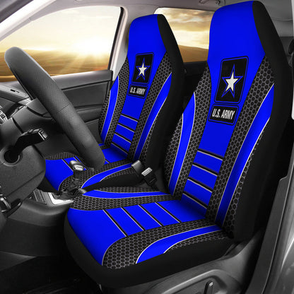 US ARMY Blue Car Seat Covers