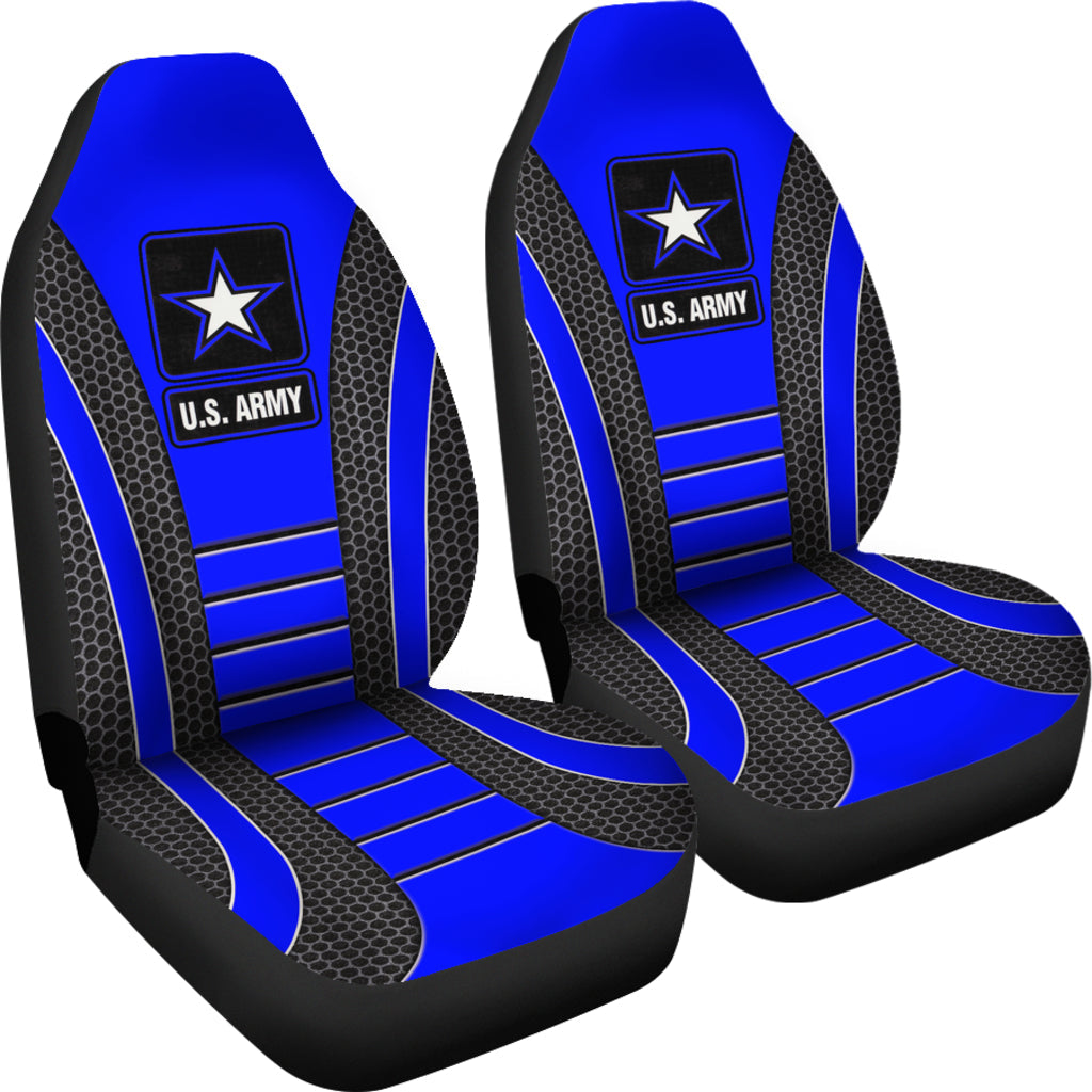 US ARMY Blue Car Seat Covers