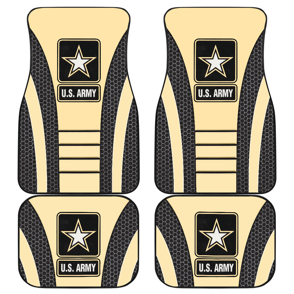 US ARMY Cream Car Floor Mats