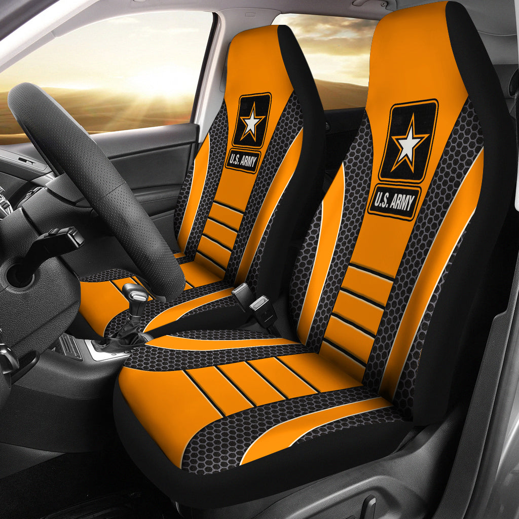 US ARMY Orange Car Seat Covers