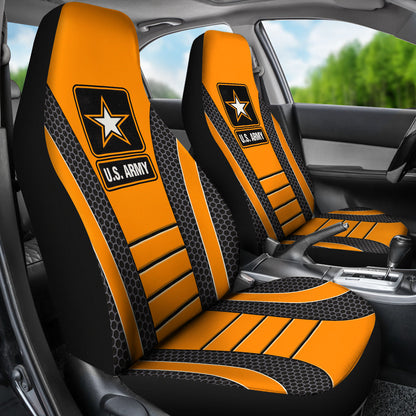 US ARMY Orange Car Seat Covers